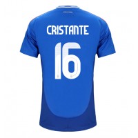 Camiseta Italia Bryan Cristante #16 Primera Equipación Replica Eurocopa 2024 mangas cortas